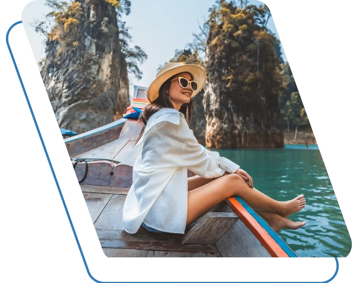 Man and woman getting an official document