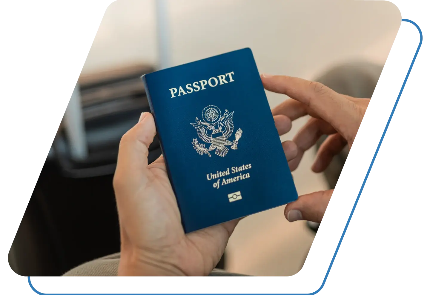 Holding a passport
