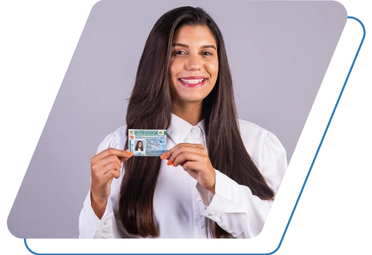 Holding a passport