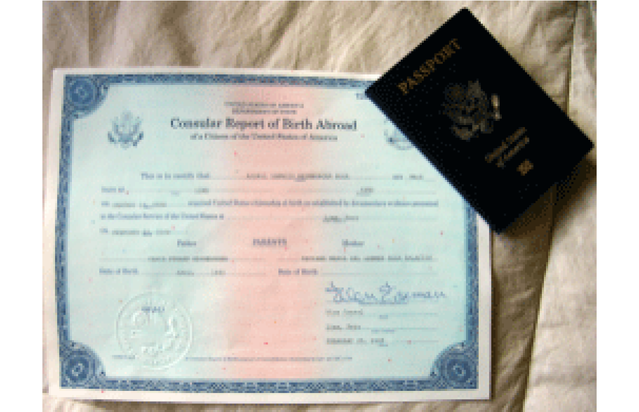Overseas Birth Record