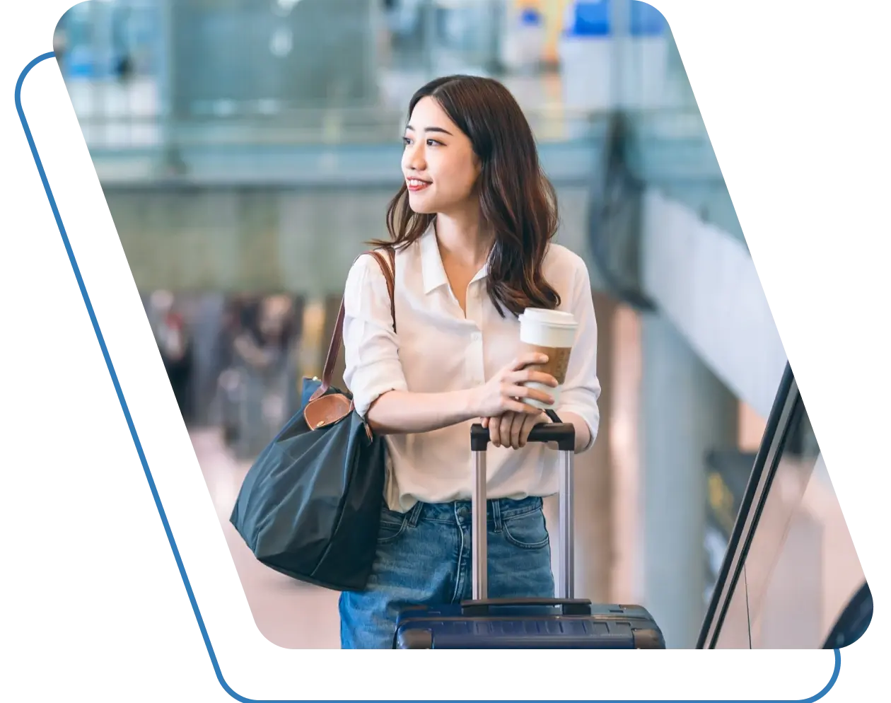 Man and woman getting an official document