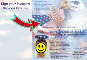 How to Sign a Passport Book