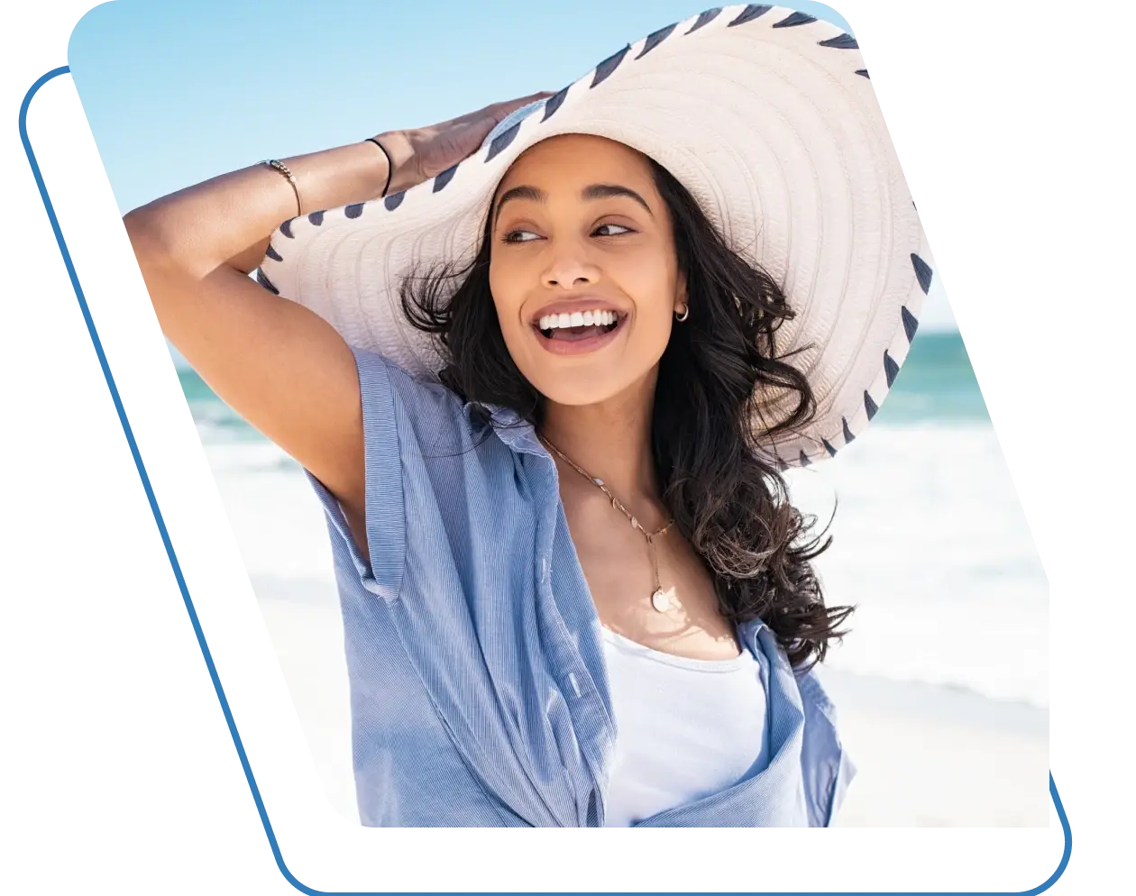 Man and woman getting an official document