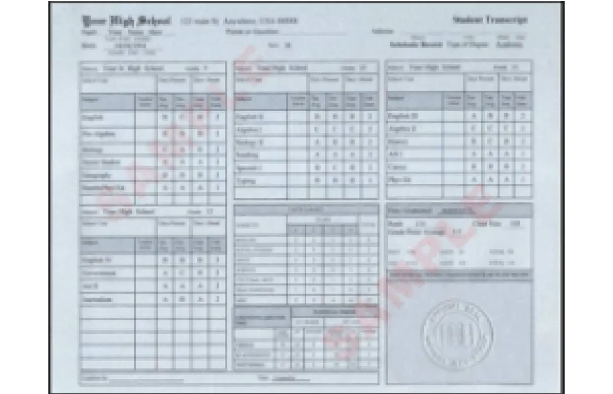 Academic Transcripts