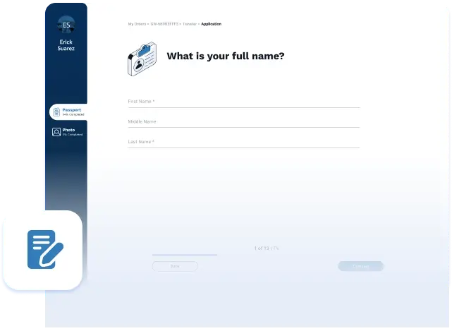 Online Application Wizard