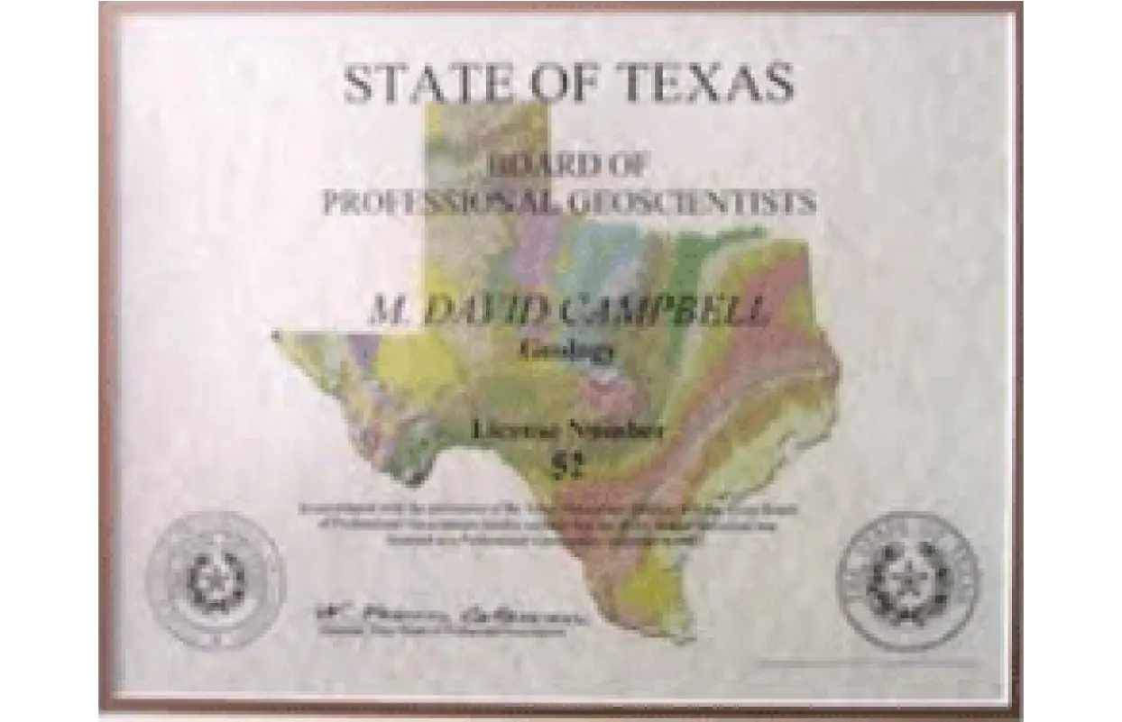 Professional License