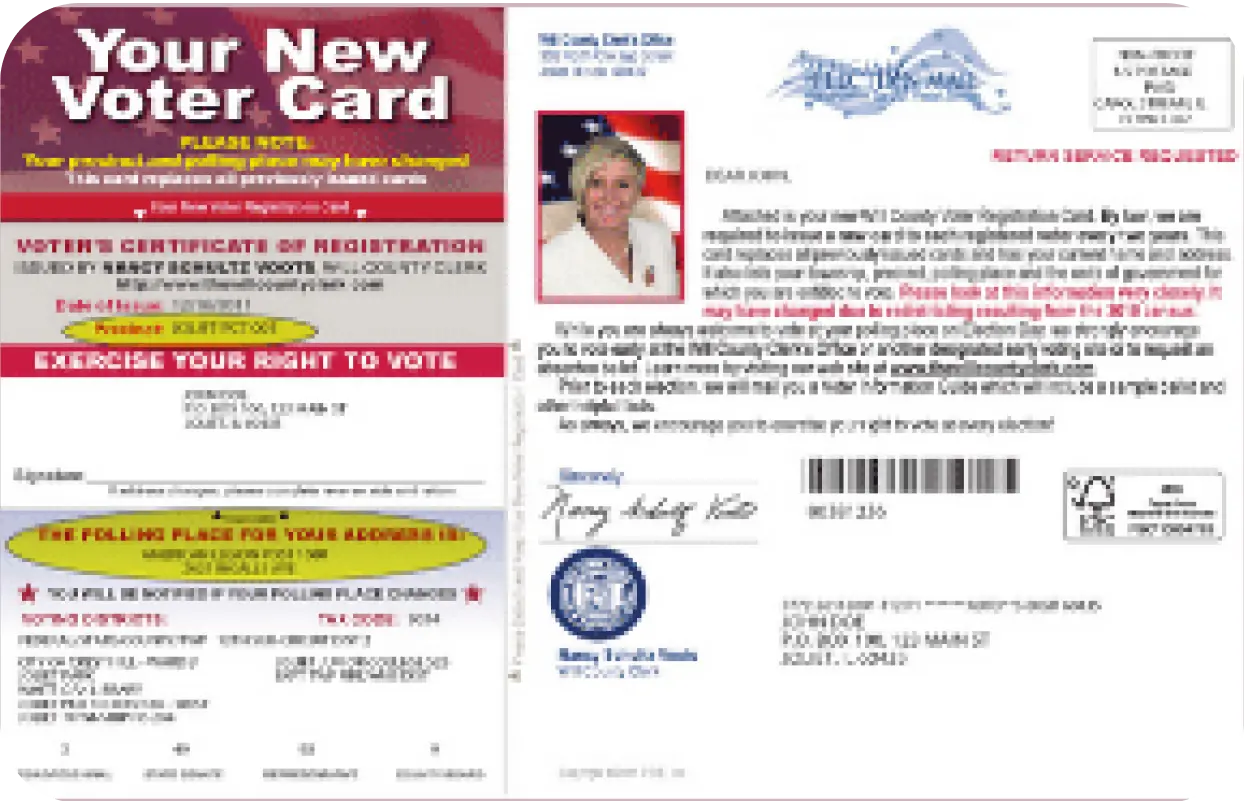 Voter Registration Card